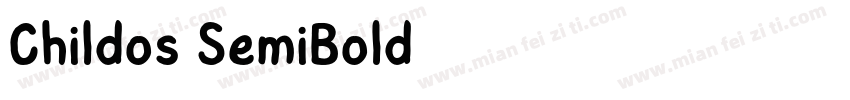 Childos SemiBold字体转换